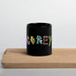 Gorey Black Glossy Mug