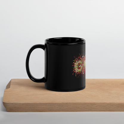 Shitty Black Glossy Mug