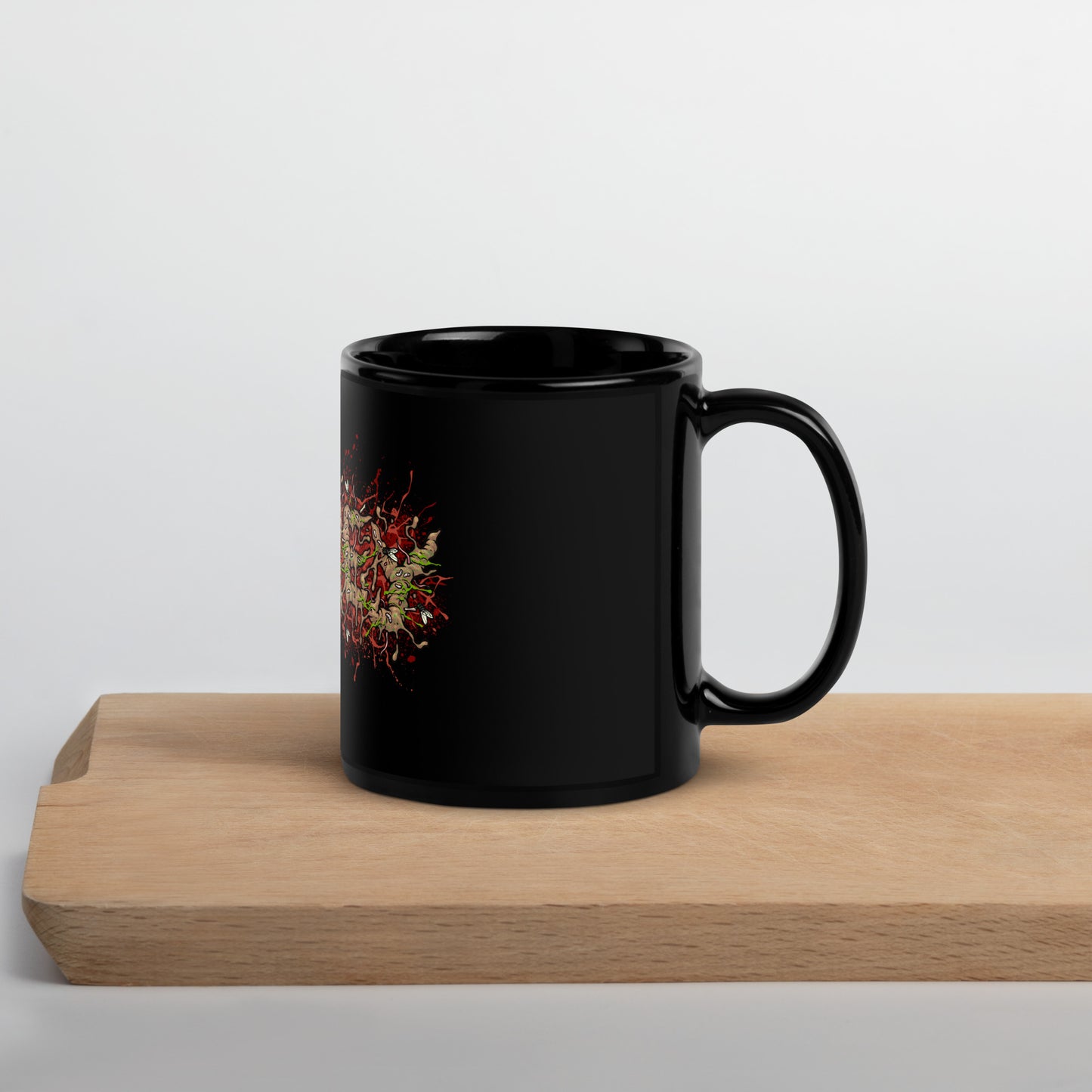 Shitty Black Glossy Mug