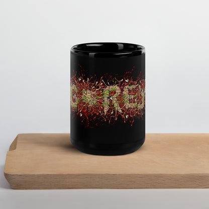 Shitty Black Glossy Mug