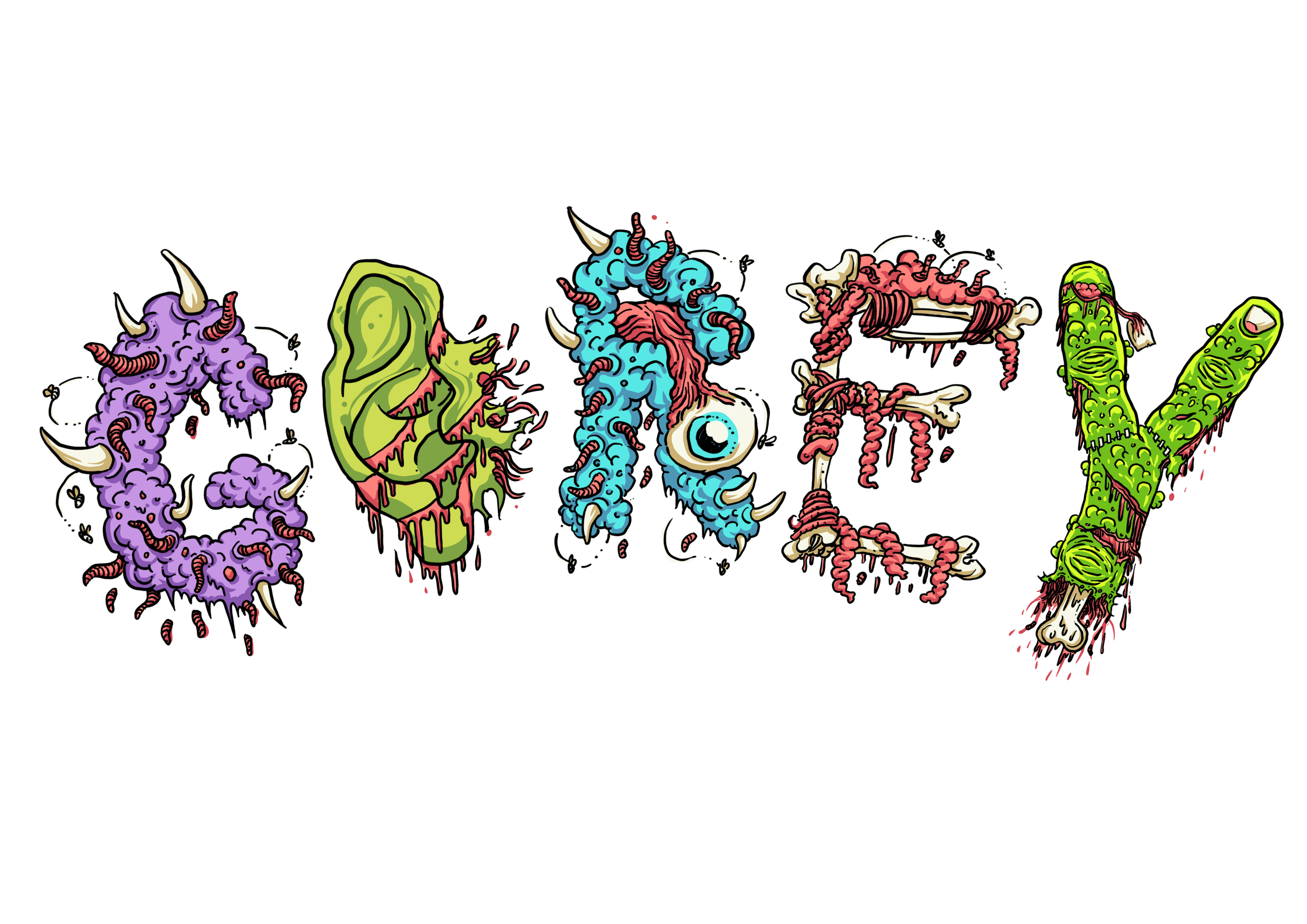Gorey Lettering Horror Apparel – Gorey